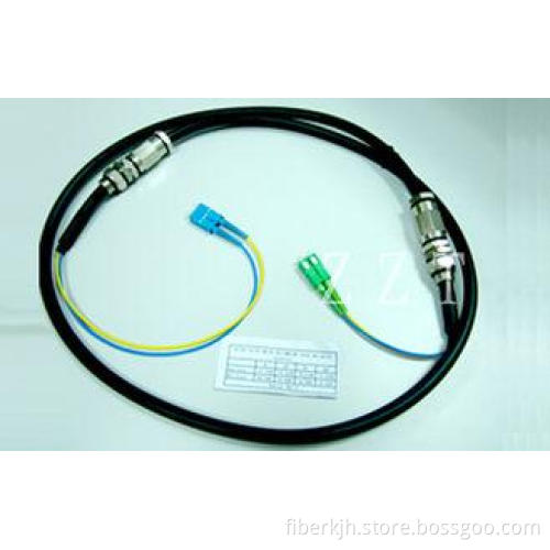 Waterproof IP68 Fiber Optic Patch Cord FTTX With Nickel Pla